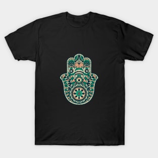 ORNAMENTAL HAMSA HAND abstract gift T-Shirt